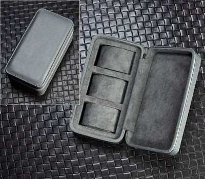 Coffret de voyage à montres en cuir — 3 emplacements
